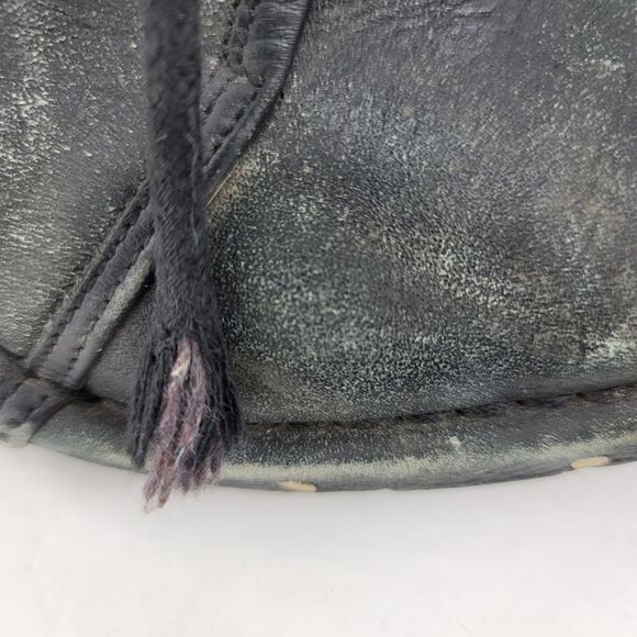 Jeffrey campbell distressed black leather open back booties - Picture 10 of 12